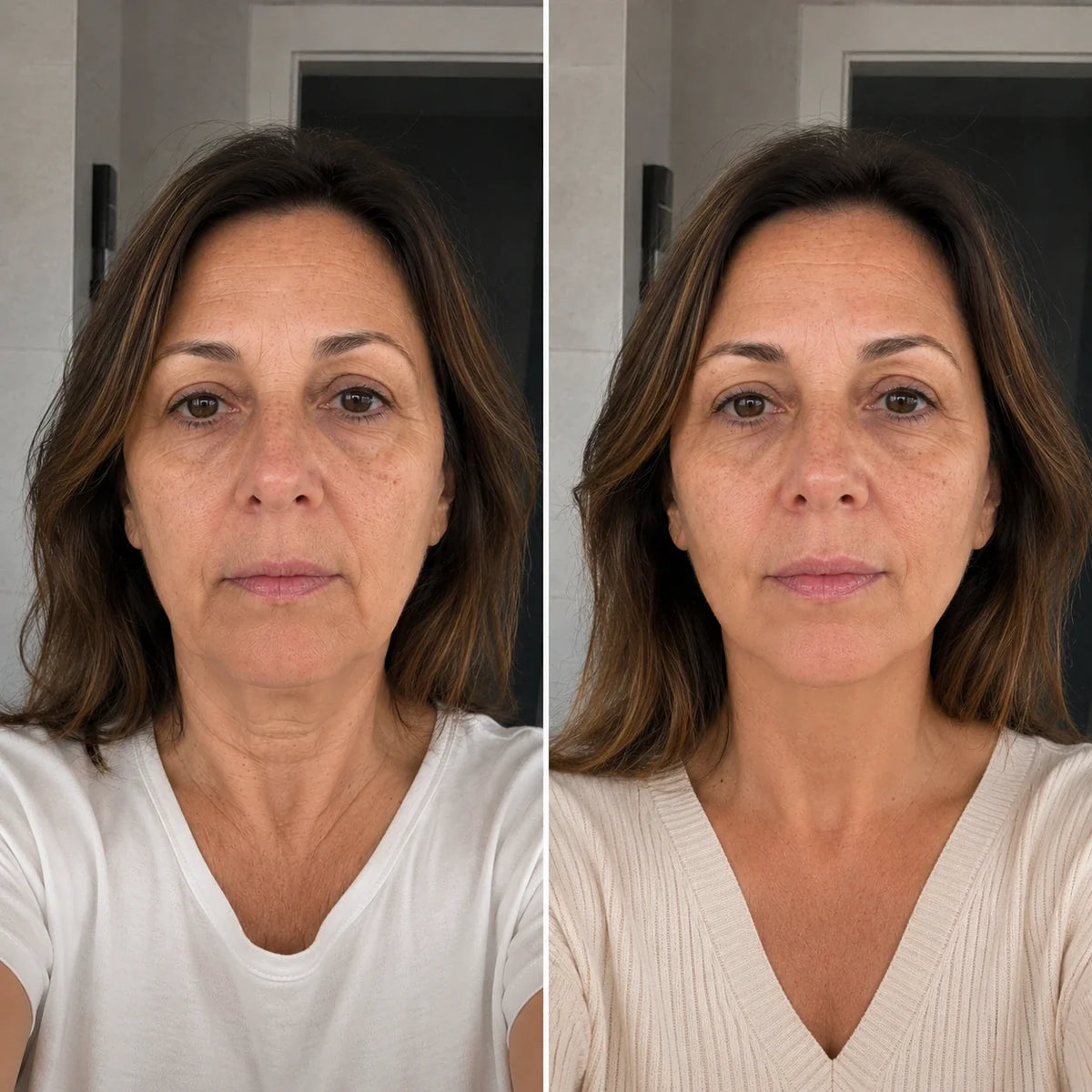 Imagen de transformación antes y después