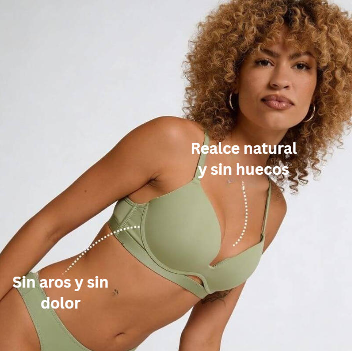 SUJETADOR Elovya™ ESPECIAL PARA COPAS AA-C | REALCE NATURAL, SUJECIÓN PERFECTA Y SIN HUECOS