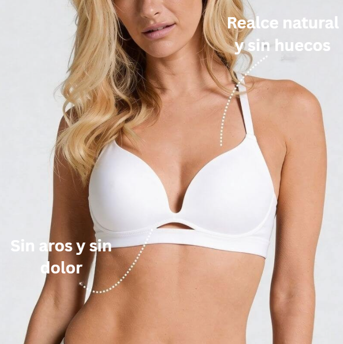 SUJETADOR Elovya™ ESPECIAL PARA COPAS AA-C | REALCE NATURAL, SUJECIÓN PERFECTA Y SIN HUECOS