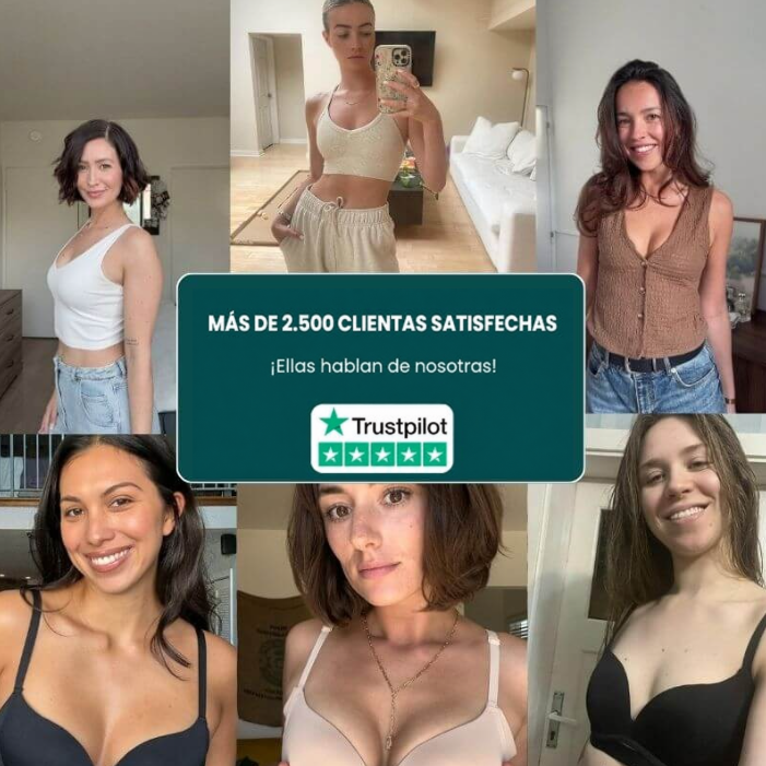 SUJETADOR Elovya™ ESPECIAL PARA COPAS AA-C | REALCE NATURAL, SUJECIÓN PERFECTA Y SIN HUECOS