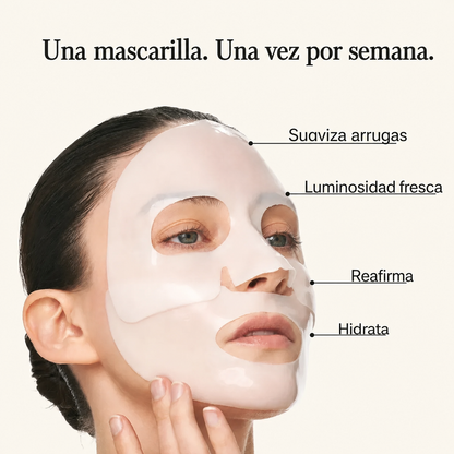 Mascarilla potenciadora de colágeno