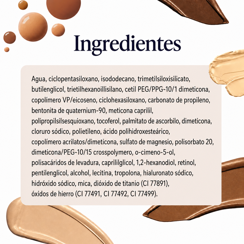 Corrector del tono corporal con efecto bronceado + brocha DE REGALO