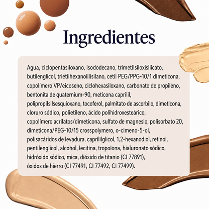 Corrector del tono corporal con efecto bronceado + brocha DE REGALO
