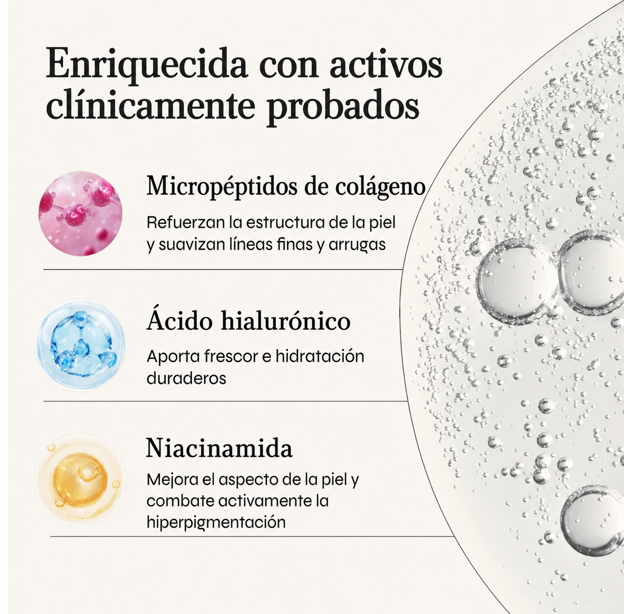 Mascarilla potenciadora de colágeno