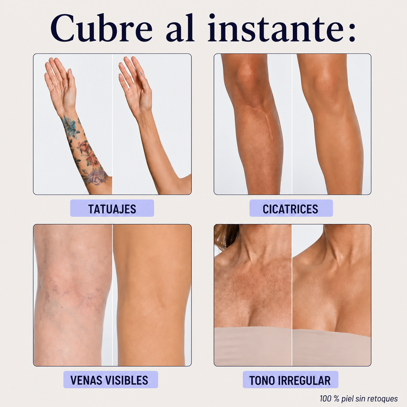 Corrector del tono corporal con efecto bronceado + brocha DE REGALO