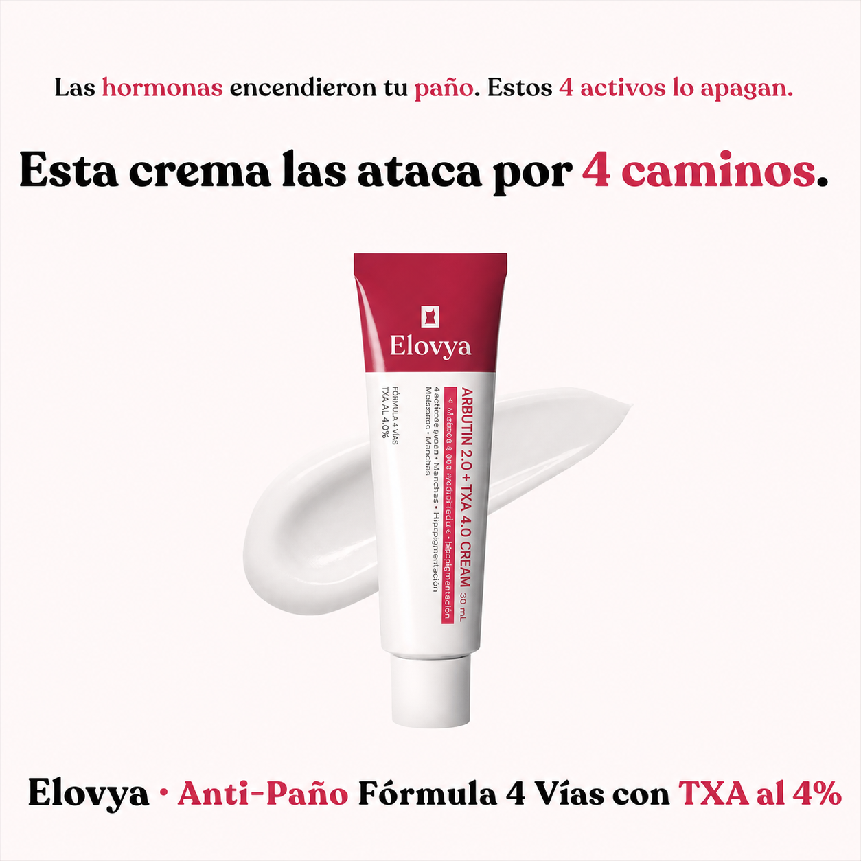 Elovya Antimanchas · Fórmula de acción cuádruple