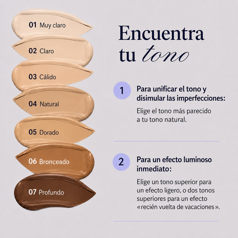 Corrector del tono corporal con efecto bronceado + brocha DE REGALO