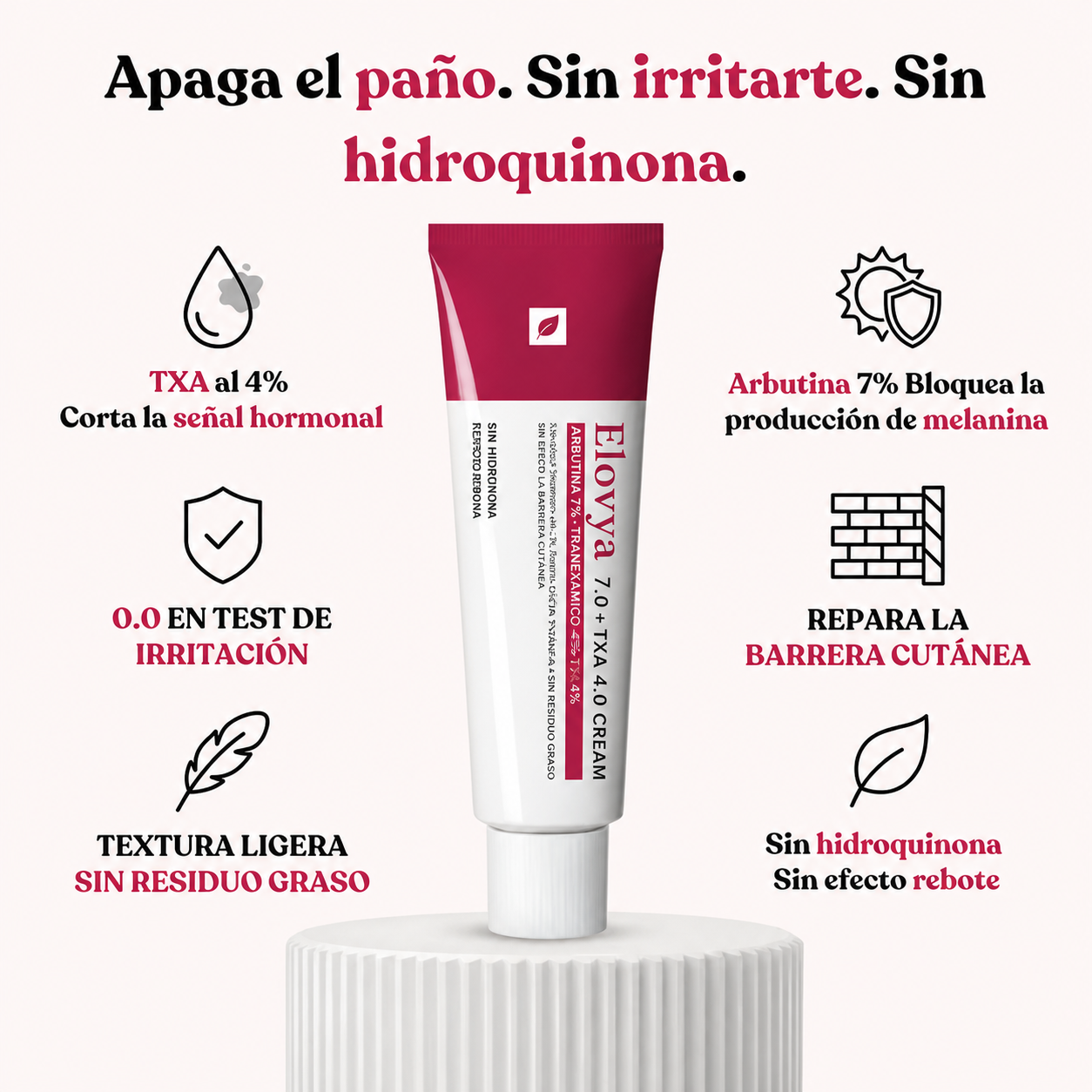 Elovya Antimanchas · Fórmula de acción cuádruple