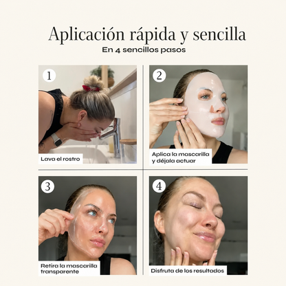 Mascarilla potenciadora de colágeno