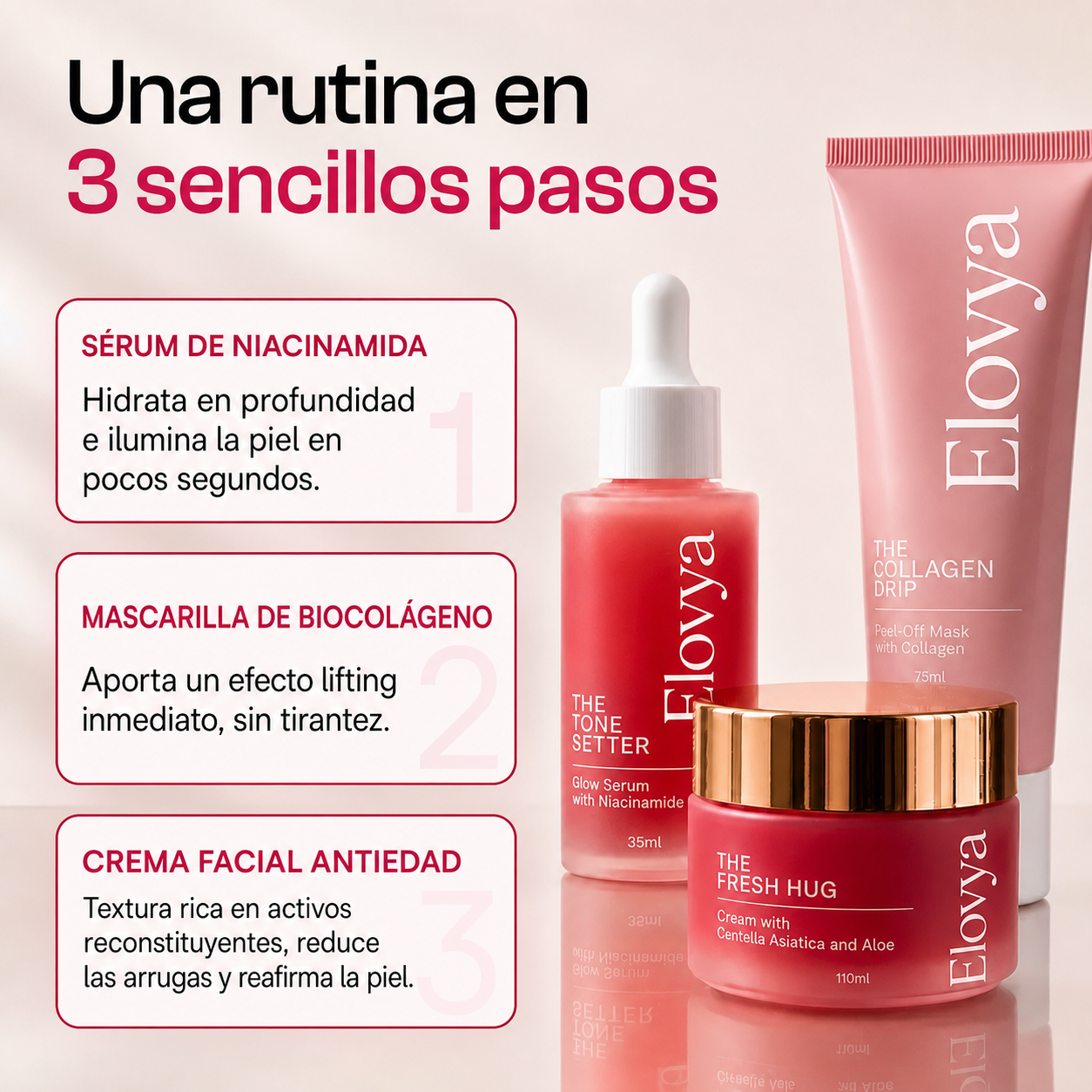 Mascarilla de colágeno de rápida absorción