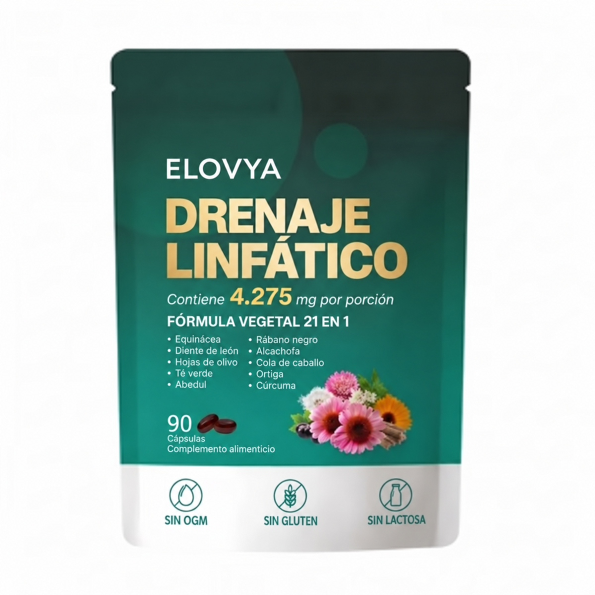 Cápsulas blandas Elovya® para el drenaje linfático