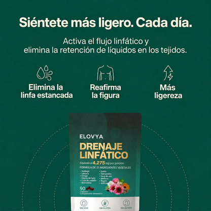 Cápsulas blandas Elovya® para el drenaje linfático