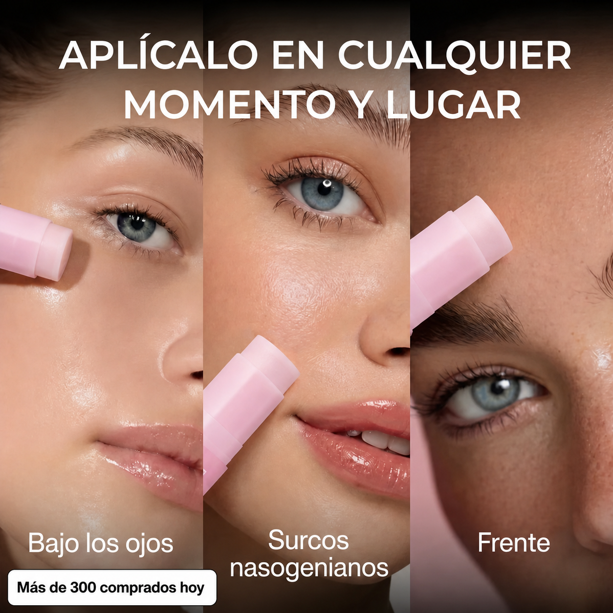 Stick repulpante de biocolágeno con PDRN