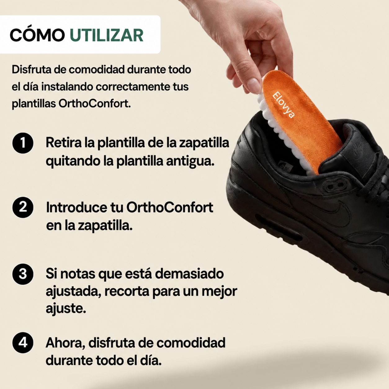 Plantillas OrthoConfort – Alivio ortopédico