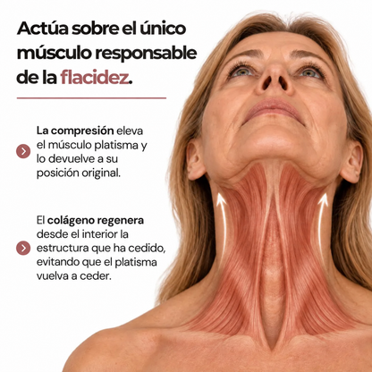Elovya – Dispositivo de compresión con liberación de colágeno de 300 daltons