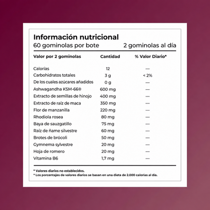 Gummies para el equilibrio hormonal