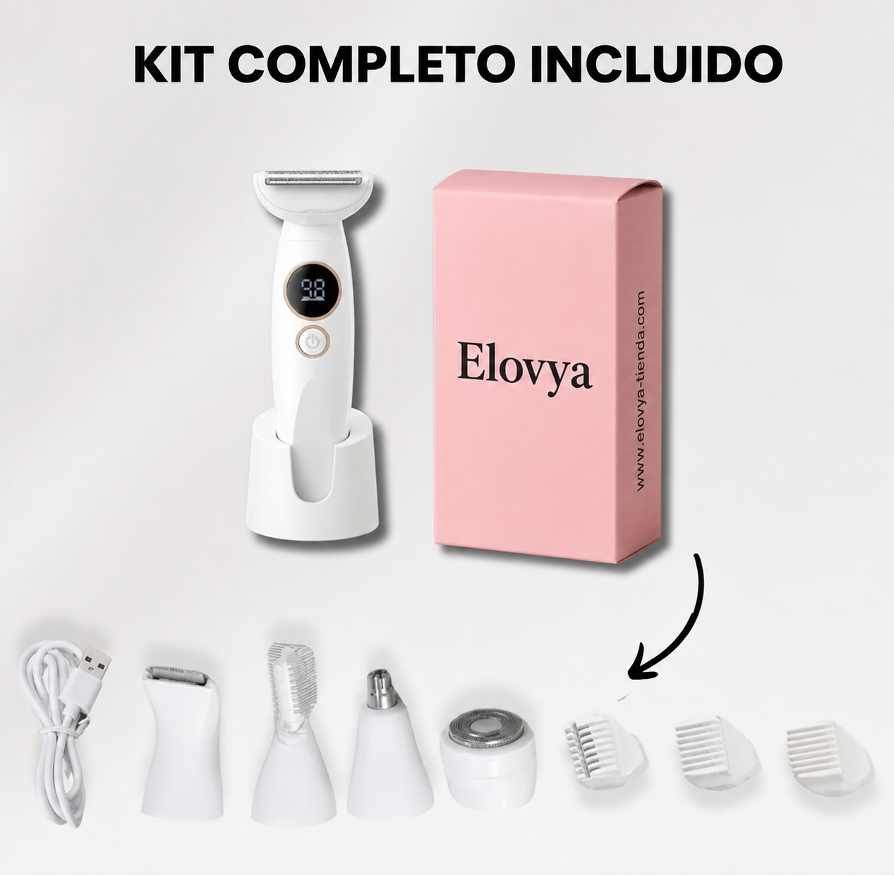 Afeitadora 5 en 1 Elovya®