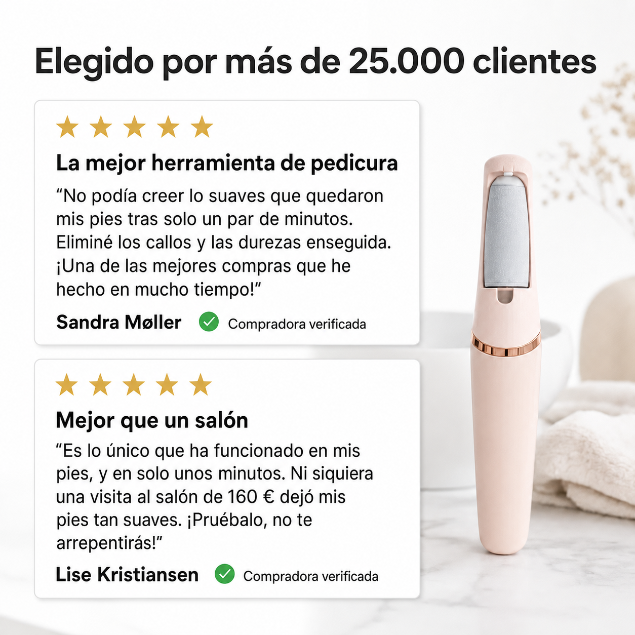 Bliss Silk Pro 2: pies suaves sin gastar en caros tratamientos de pedicura