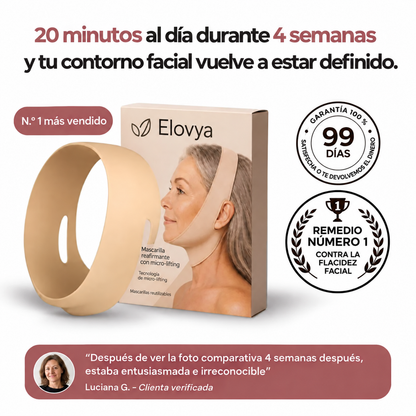 Elovya – Dispositivo de compresión con liberación de colágeno de 300 daltons